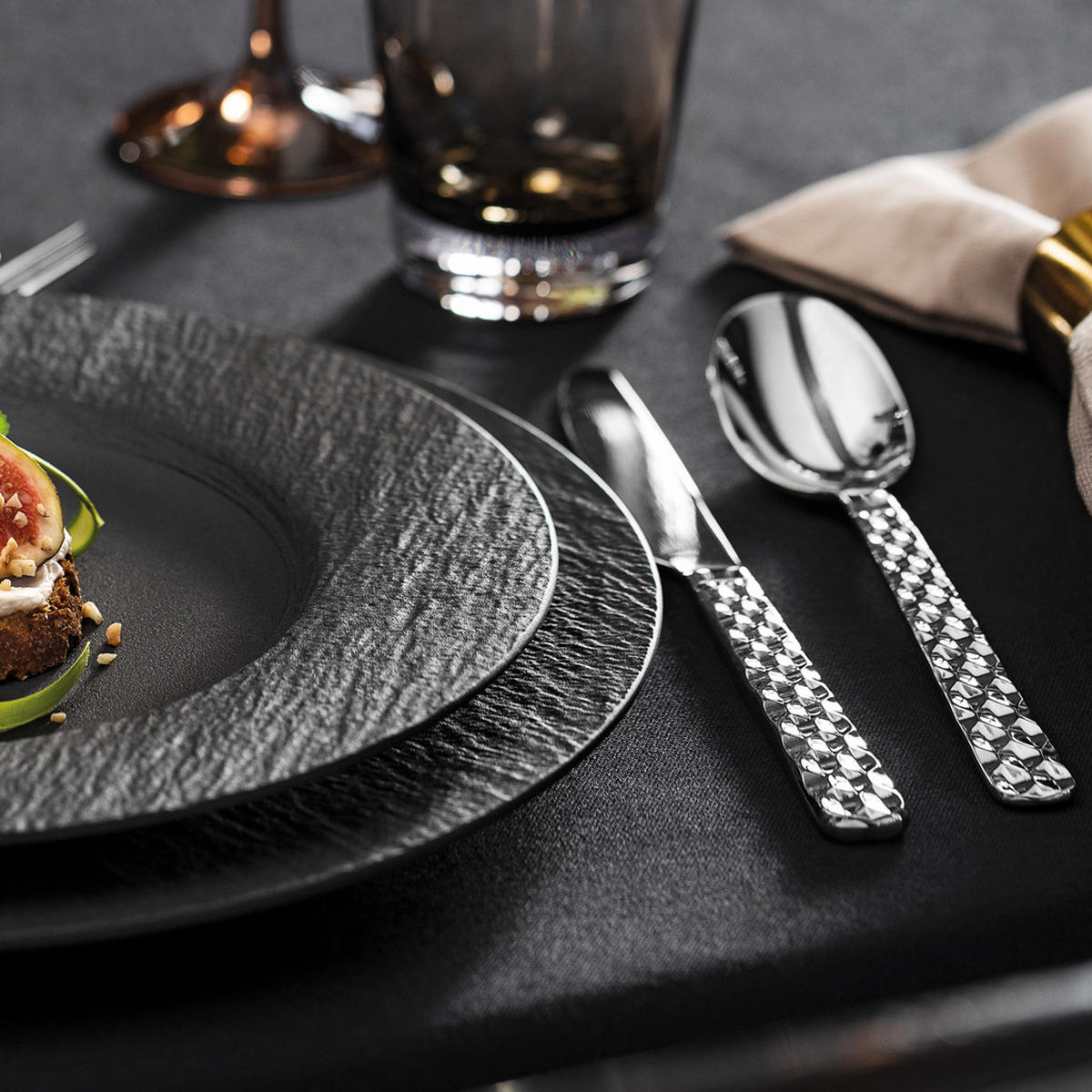 TAFELMESSER Boston silber 237 mm 6er Set - Silberfarben, Metall (24cm) - Villeroy & Boch