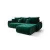 ECKSOFA mit Schlaffunktion TOKYO R Monolith 37 Rechts - Grün, Textil (280/185cm) - Bedante
