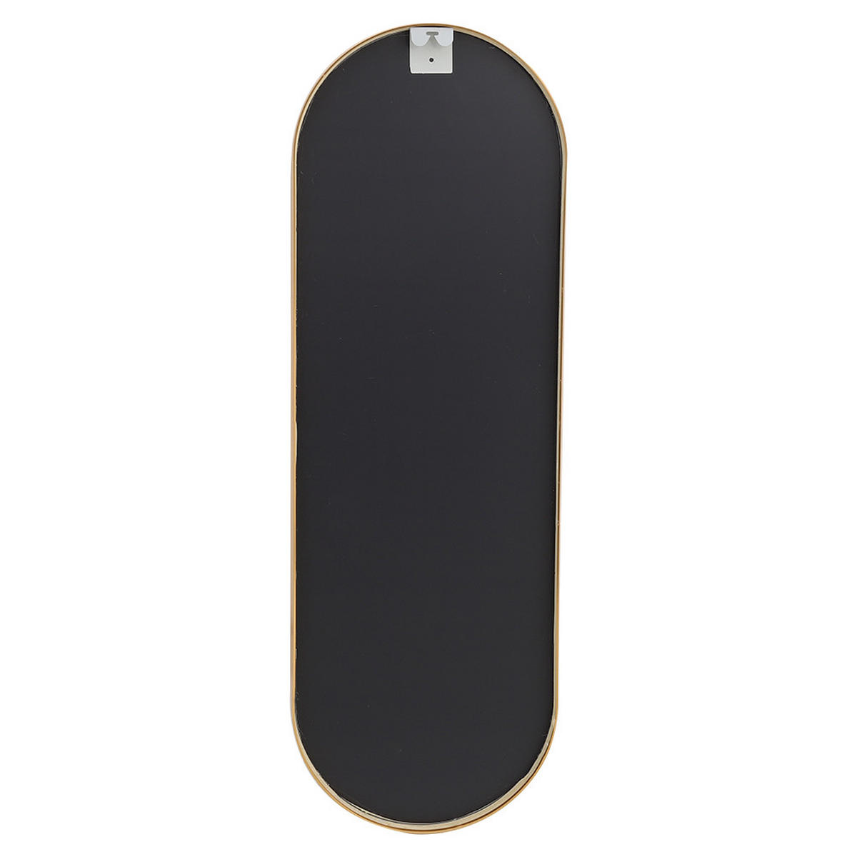 GANZKÖRPERSPIEGEL 40/120/2.8 cm Kapselform Metallrahmen Gold - Goldfarben, Glas/Metall (40/2.8/120cm) - Livingandhome