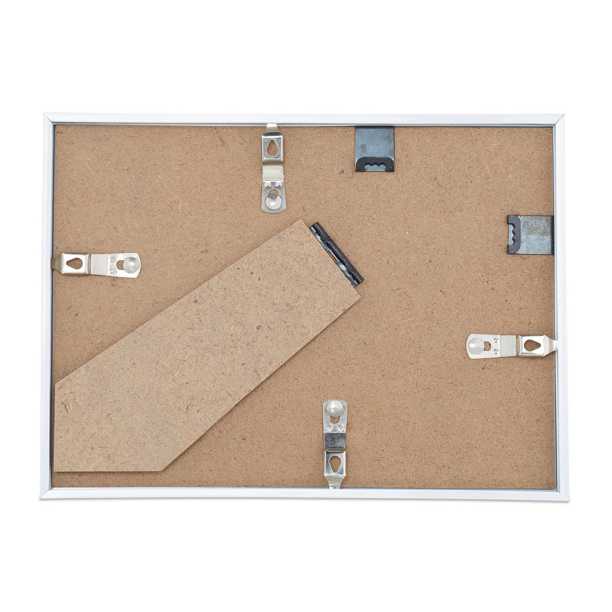 BILDERRAHMEN - Weiß, Glas/Holzwerkstoff (14/19/2cm) - Relaxdays