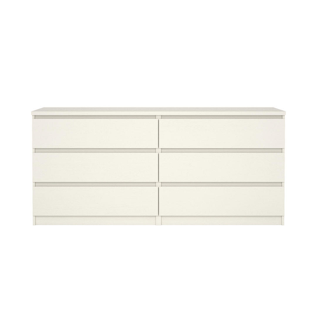 KOMMODE Noulan Weiß 154/50/70 cm - Weiß, Holzwerkstoff (154/70/50cm) - ebuy24