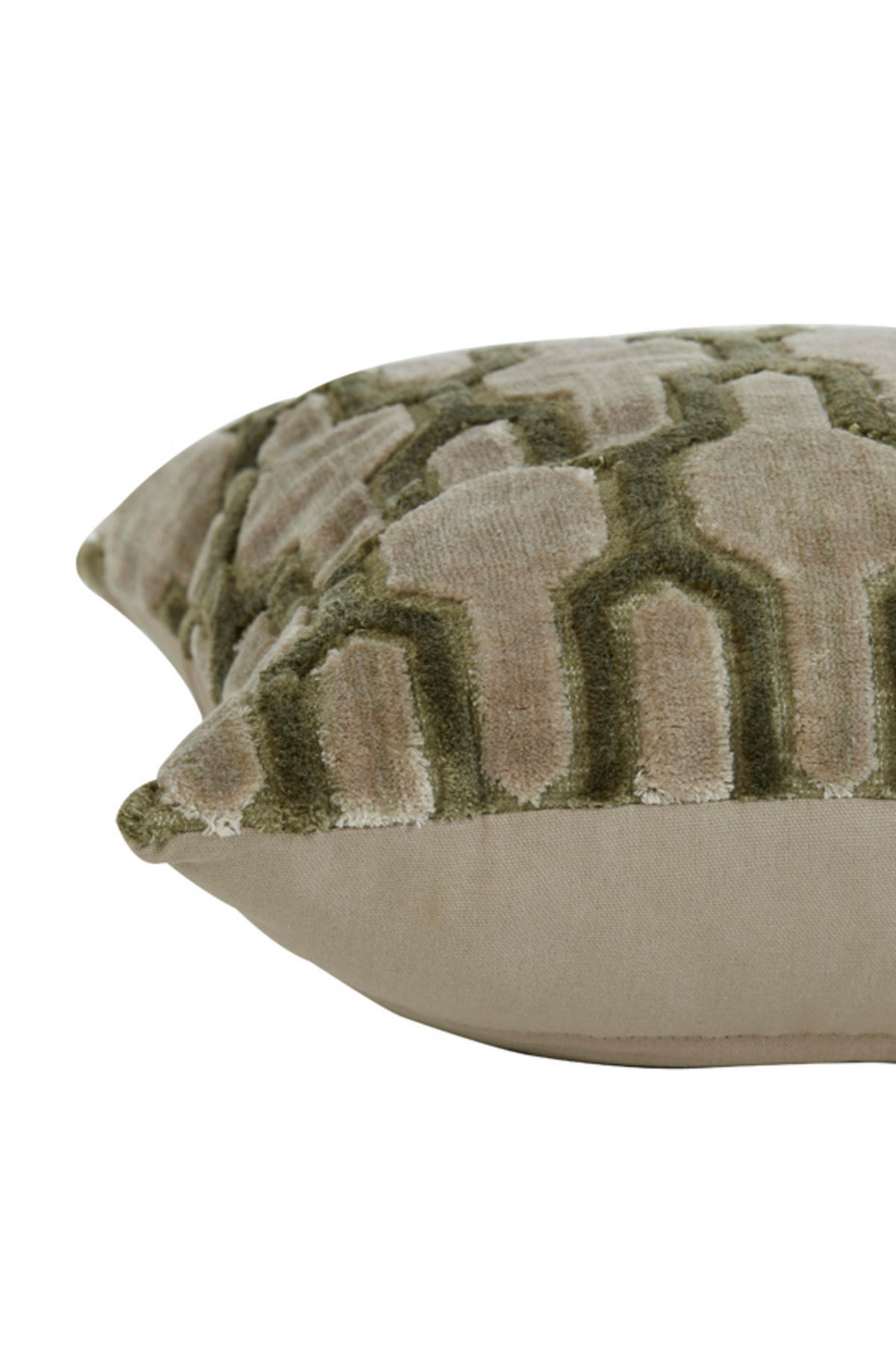 DEKOKISSEN Jembana Grün 45/45 cm - Grün, Textil (45/45cm) - Light & Living