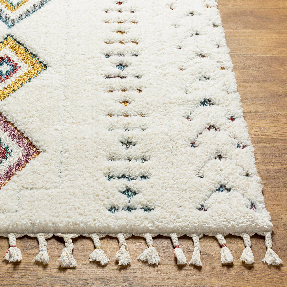 HOCHFLORTEPPICH 160/213 cm Elfenbein - Multicolor/Creme, Textil (160/213cm) - LIVABLISS