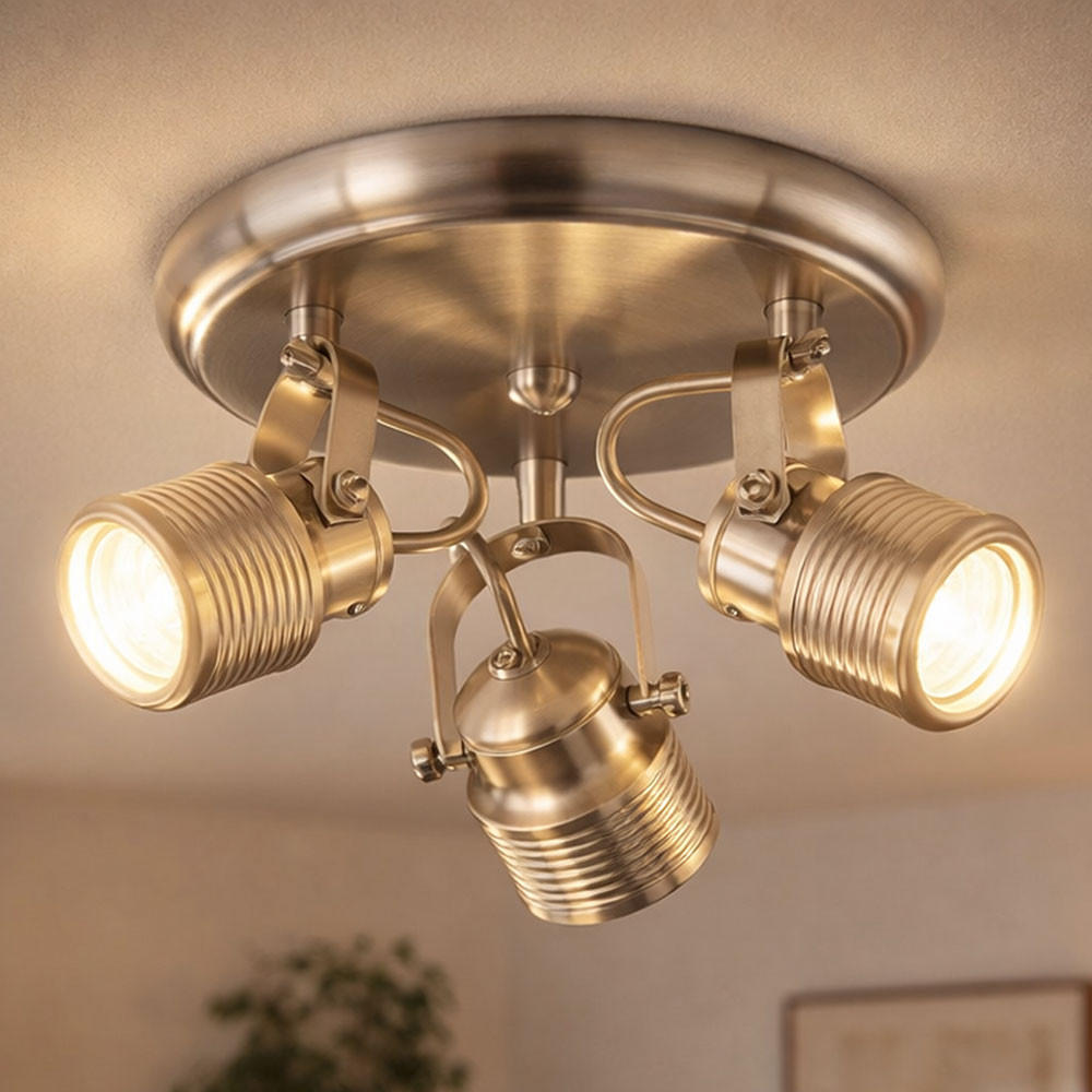 Thumbnail - Wofi Led, Silber, Metall, 15x25x25 cm, Lampen & Leuchten, Innenbeleuchtung, Deckenleuchten