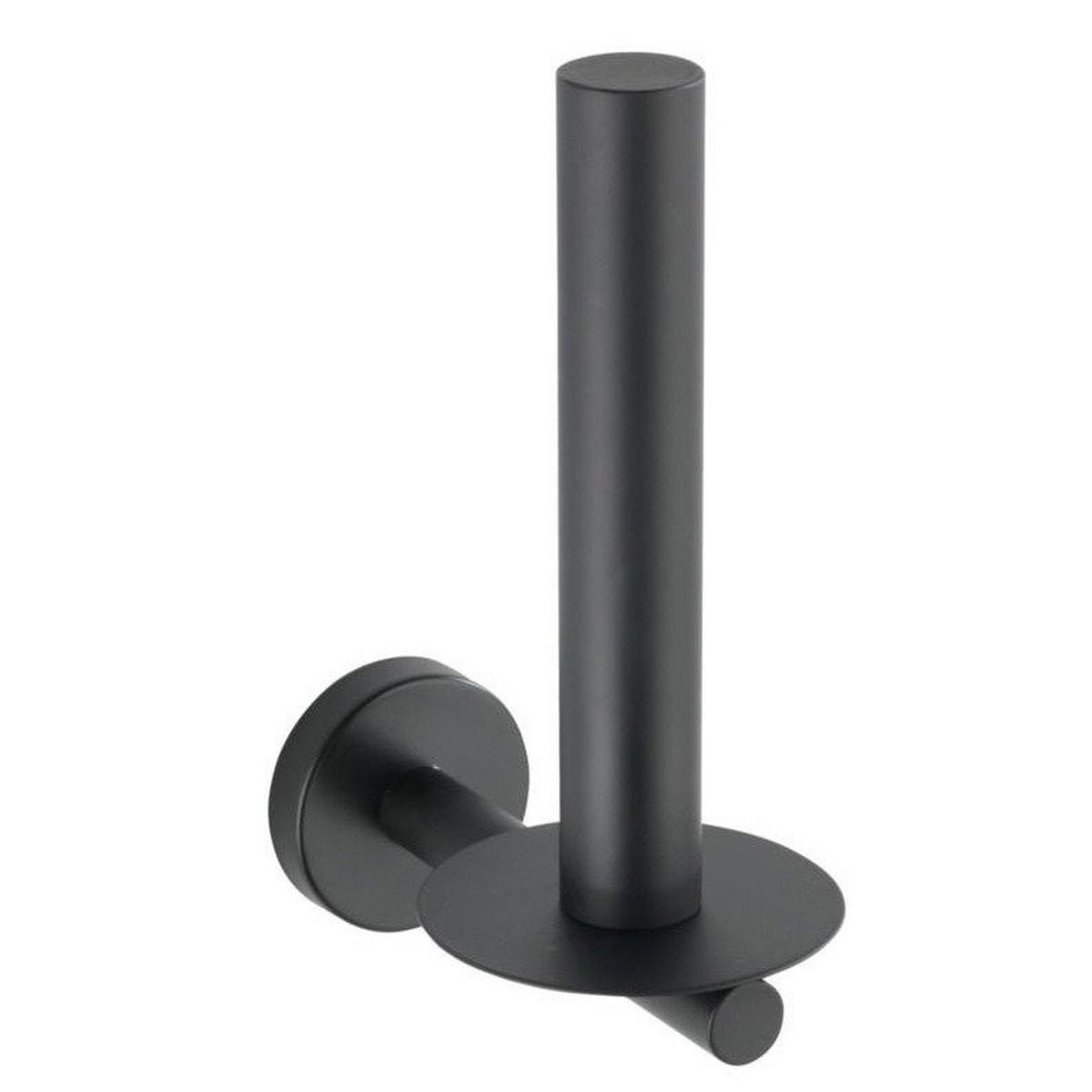TOILETTENPAPIERHALTER Mezzano 12,5/8/18 cm - Schwarz, Metall (8/18/12.5cm) - Wenko