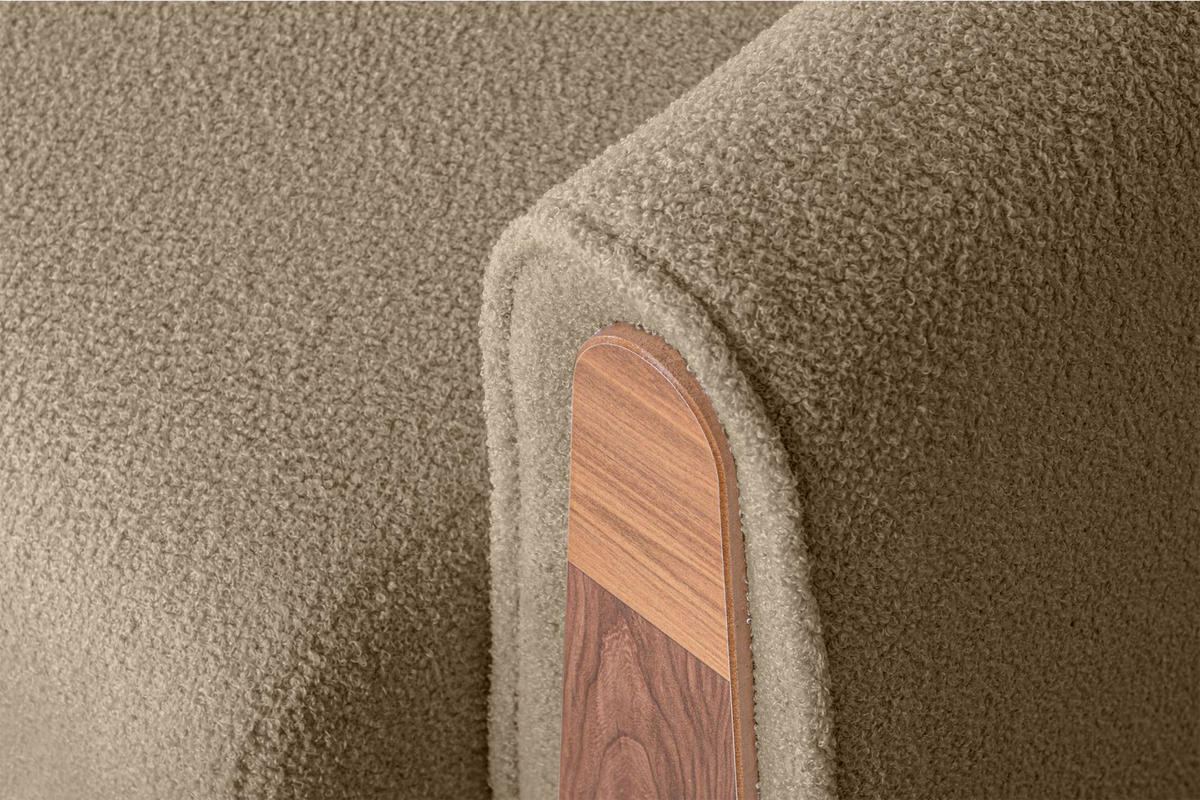 SESSEL GUSTAVO mit Armlehnen, braun - Braun, Holz/Holzwerkstoff (83/95/92cm) - KONSIMO®