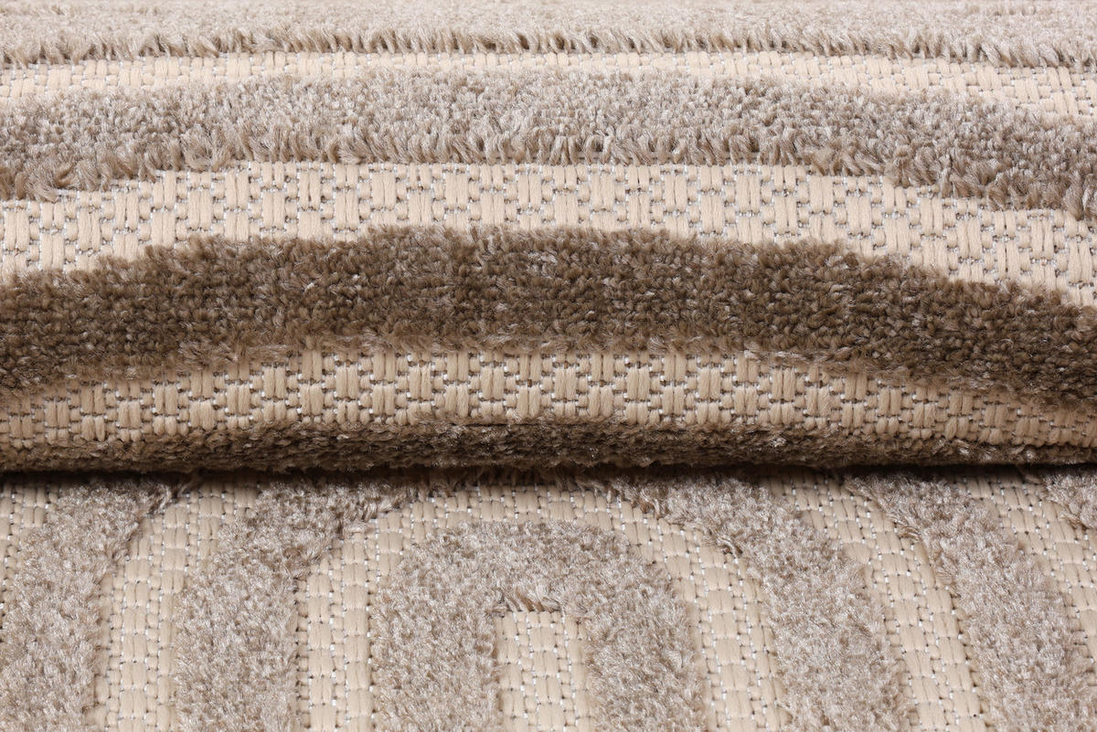 TEPPICH PATIO CREME 90/150 cm - Creme, Textil (90/150cm) - Tapiso