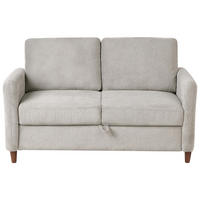 2-SITZER-SOFA Stoff Grau Mare - Grau, Textil (143/88/77cm) - Beliani