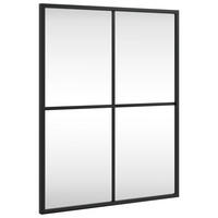 WANDSPIEGEL Schwarz 40x50 cm Rechteckig Eisen - Schwarz, Metall (40/50/50cm) - furnicato