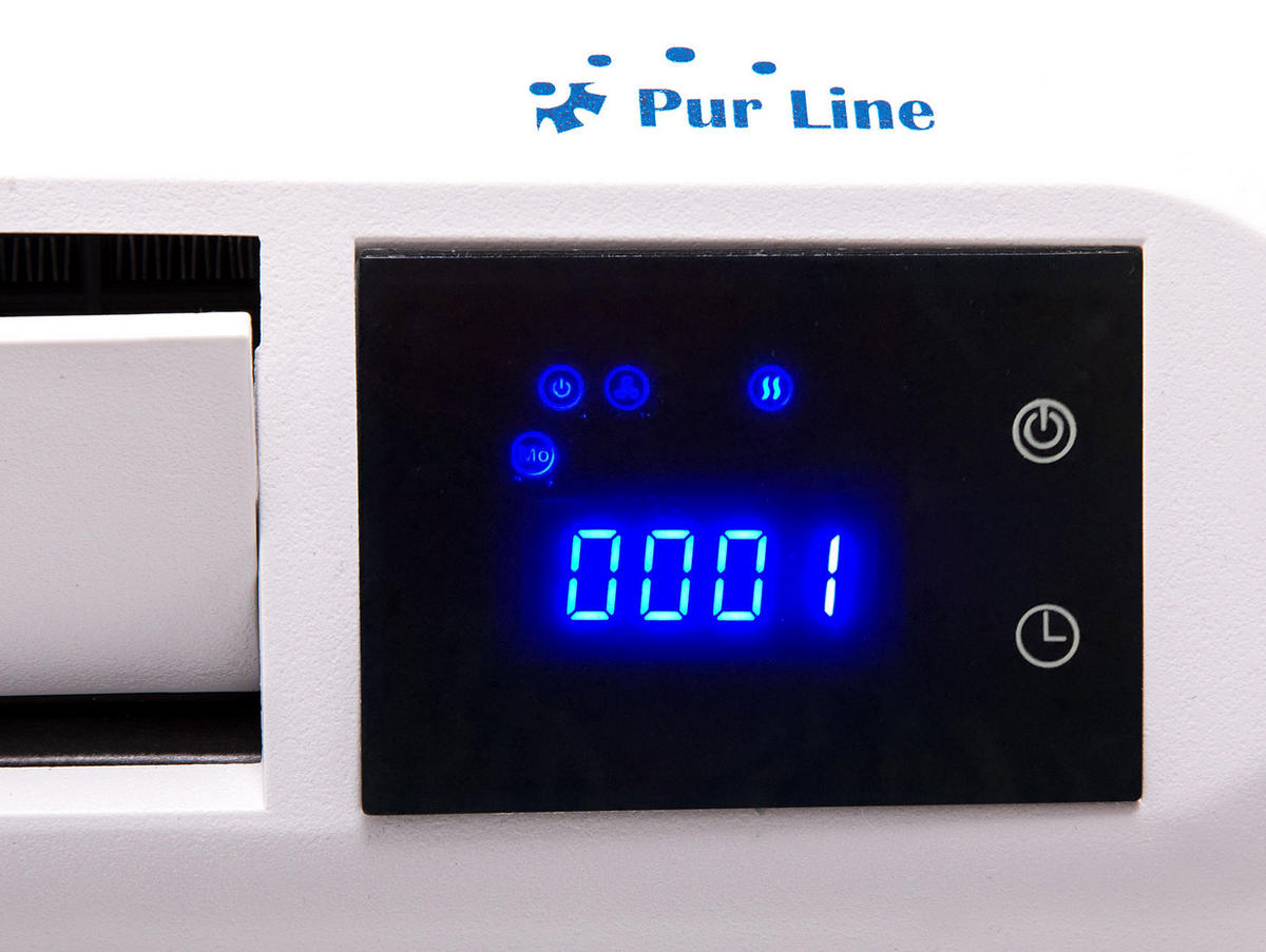 SPLIT-WANDHEIZUNG Weiß mit Fernsteuerung und Programmierung 2000 W - Weiß, Kunststoff (62/21/13cm) - Purline