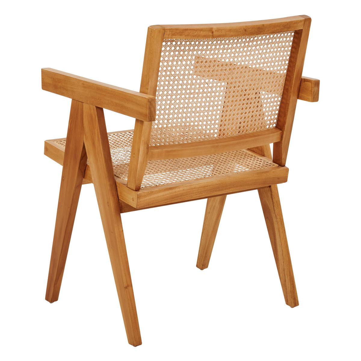 ÉTKEZŐSZÉK Mahagónifa Világosbarna Westbrook - natúr, fa (55/82/52cm) - Beliani