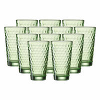 LONGDRINKGLÄSER Favo Grün 400 ml 12er Set - Grün, Glas (0.4L) - Ritzenhoff Breker