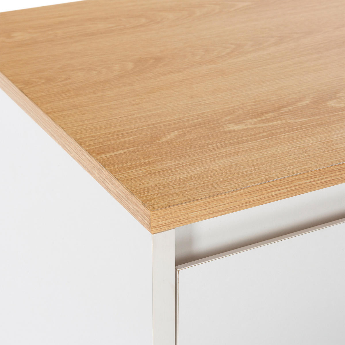 KOMMODE 80/80/40 Desi Weiß - Weiß, Holzwerkstoff (80/80/40cm) - VS Venta-stock