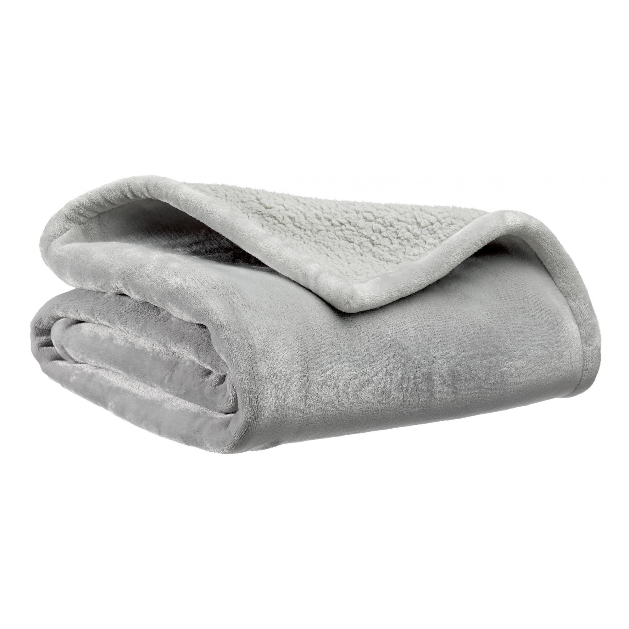 BETTÜBERWURF Michka perlweiß 240 x 220 cm - Hellgrau, Textil (220/240cm) - Vivaraise