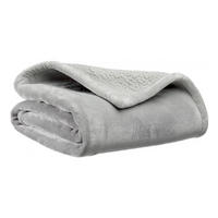 BETTÜBERWURF Michka perlweiß 240 x 220 cm - Hellgrau, Textil (220/240cm) - Vivaraise