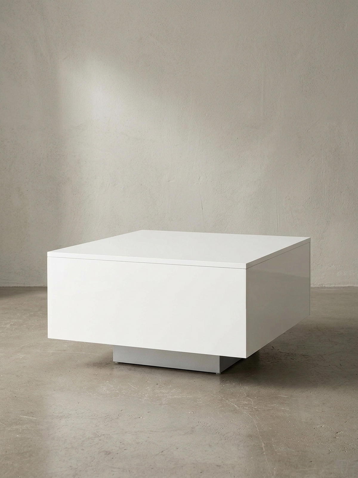 COUCHTISCH aus Holz, Puristisches Design - Weiß, Holz (60/60/35cm) - KADIMA DESIGN