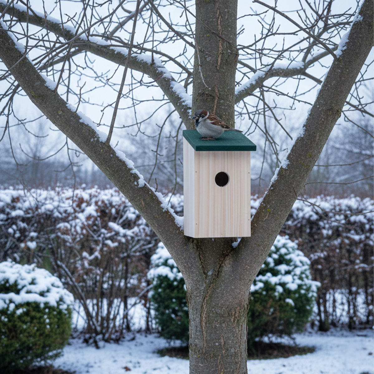 4XNISTKASTEN - Hellbraun, Holz (12/22/14cm) - Relaxdays