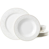 TAFELSERVICE Isabella creme 12er Set - Creme, Keramik (18/28/28cm) - Ritzenhoff Breker
