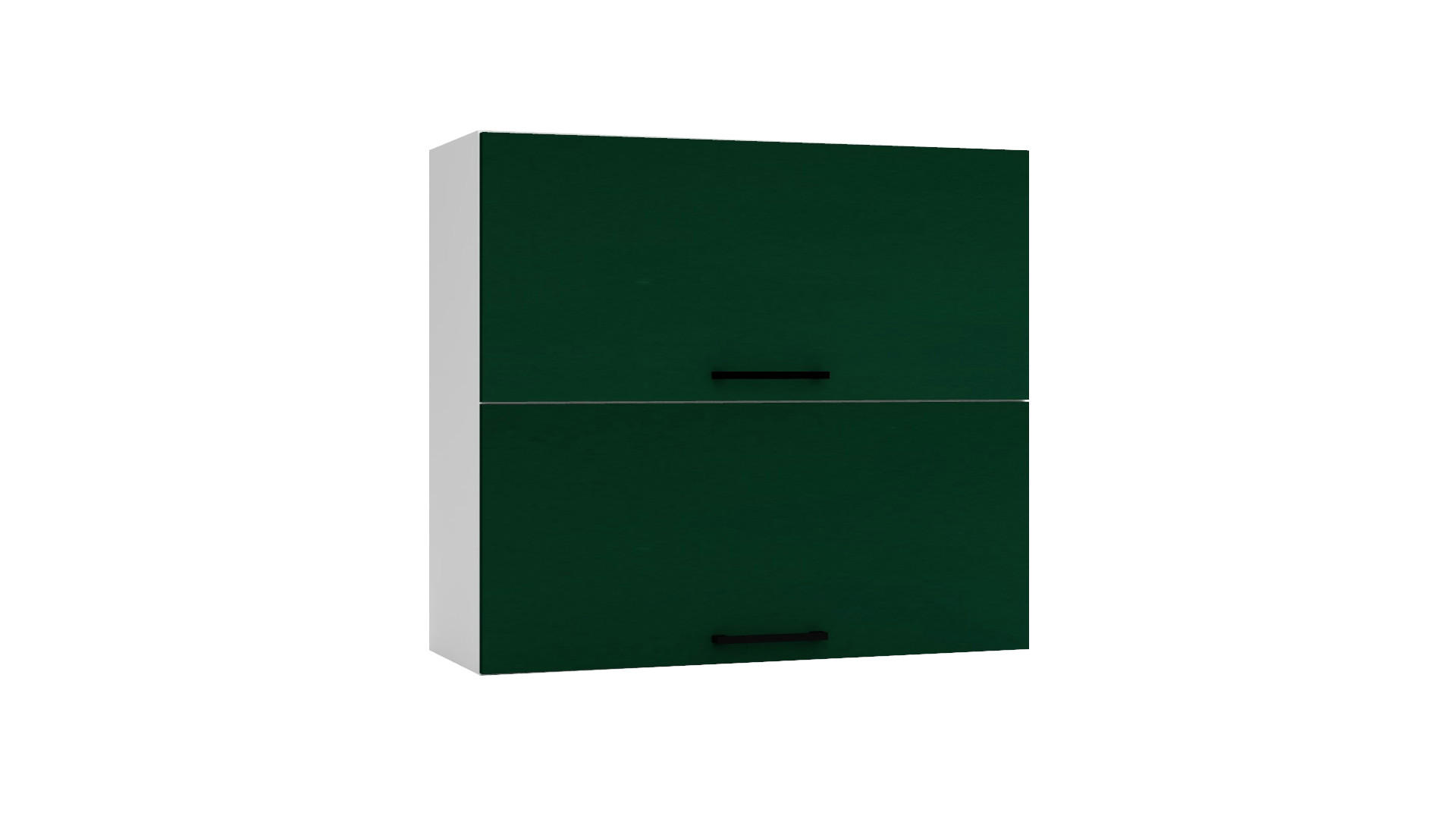 HÄNGESCHRANK W80GRF/2 - Morvex - Funktionales Design Konzept - Dunkelgrün, Holz/Metall (80/72/30cm) - ROYAL24_MARKT