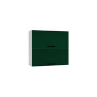 HÄNGESCHRANK W80GRF/2 - Morvex - Funktionales Design Konzept - Dunkelgrün, Holz/Metall (80/72/30cm) - ROYAL24_MARKT