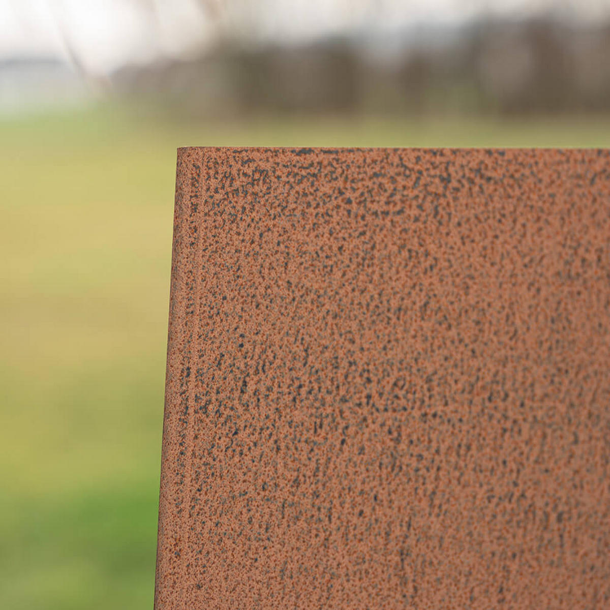 SICHTSCHUTZ AURA - 148 x 50 - Braun, Metall (50/148cm) - Home Deluxe