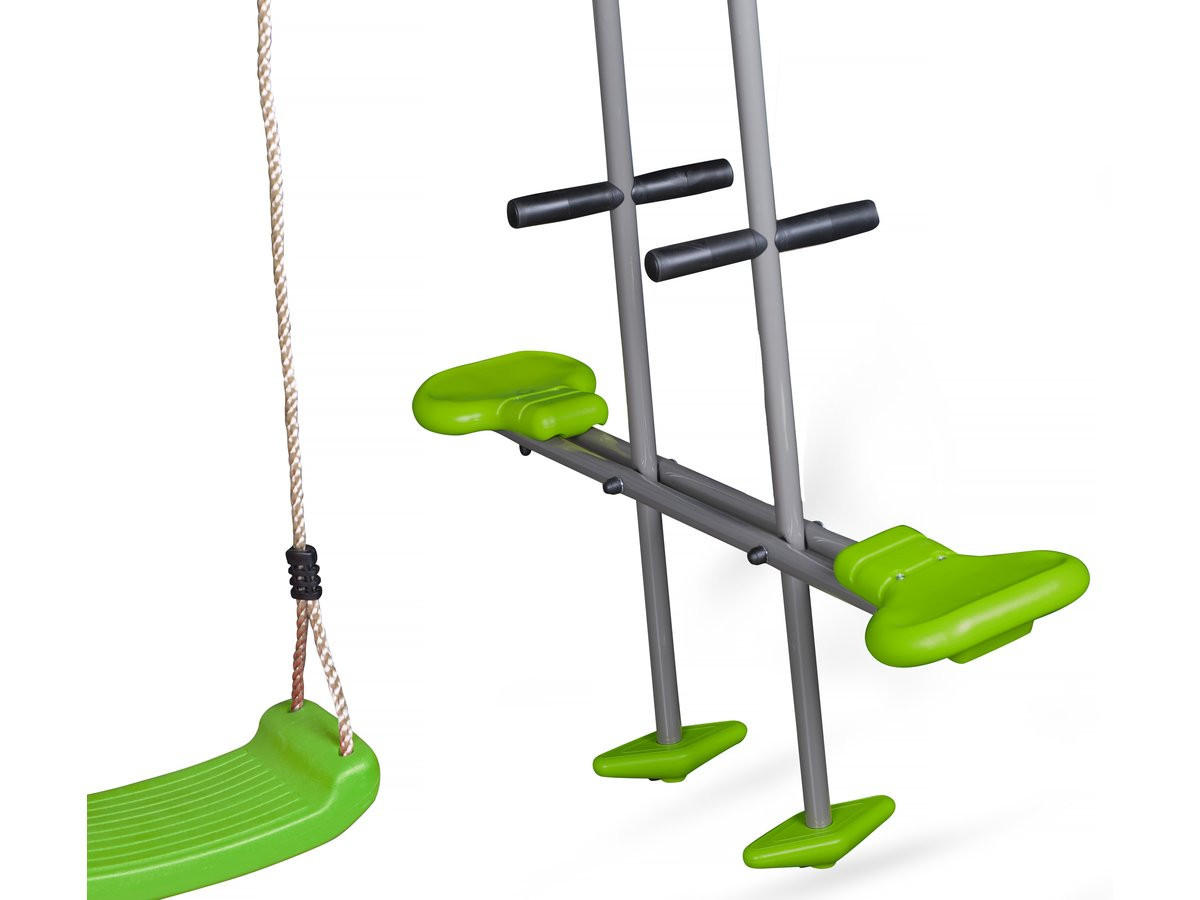 KLETTERGERÜST AUS HOLZ lana Braun - Dunkelbraun, Holz (240/230/315cm) - Habitat Garten