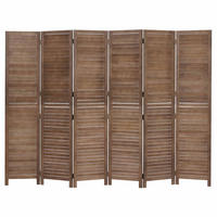 PARAVENT C30B Braun - Braun, Holz (242/180/2cm) - MCW