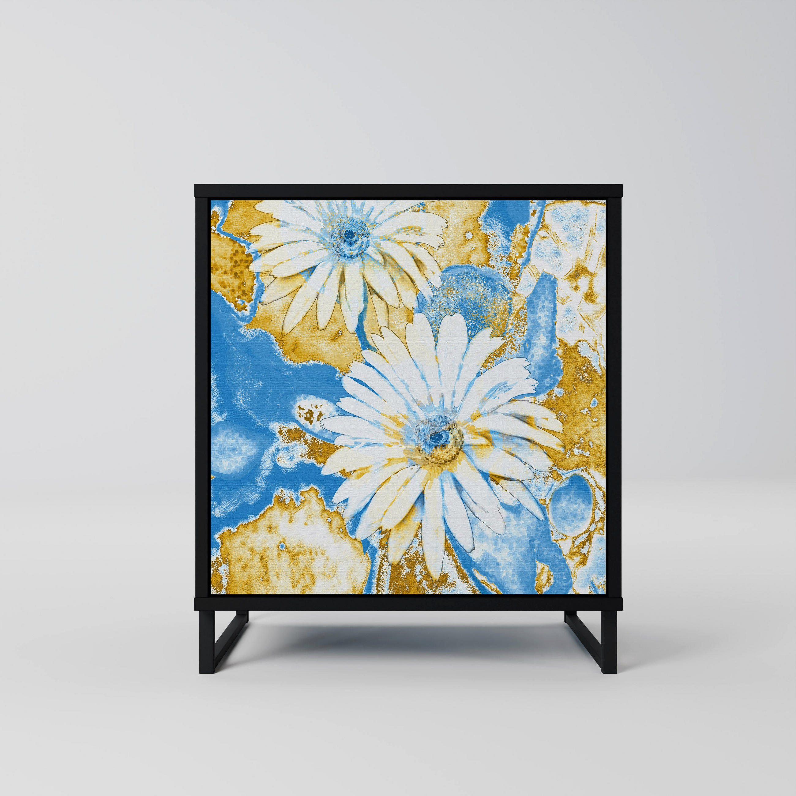 SpaceRebels Sideboard Schwarz 57.5x67.5x42 cm