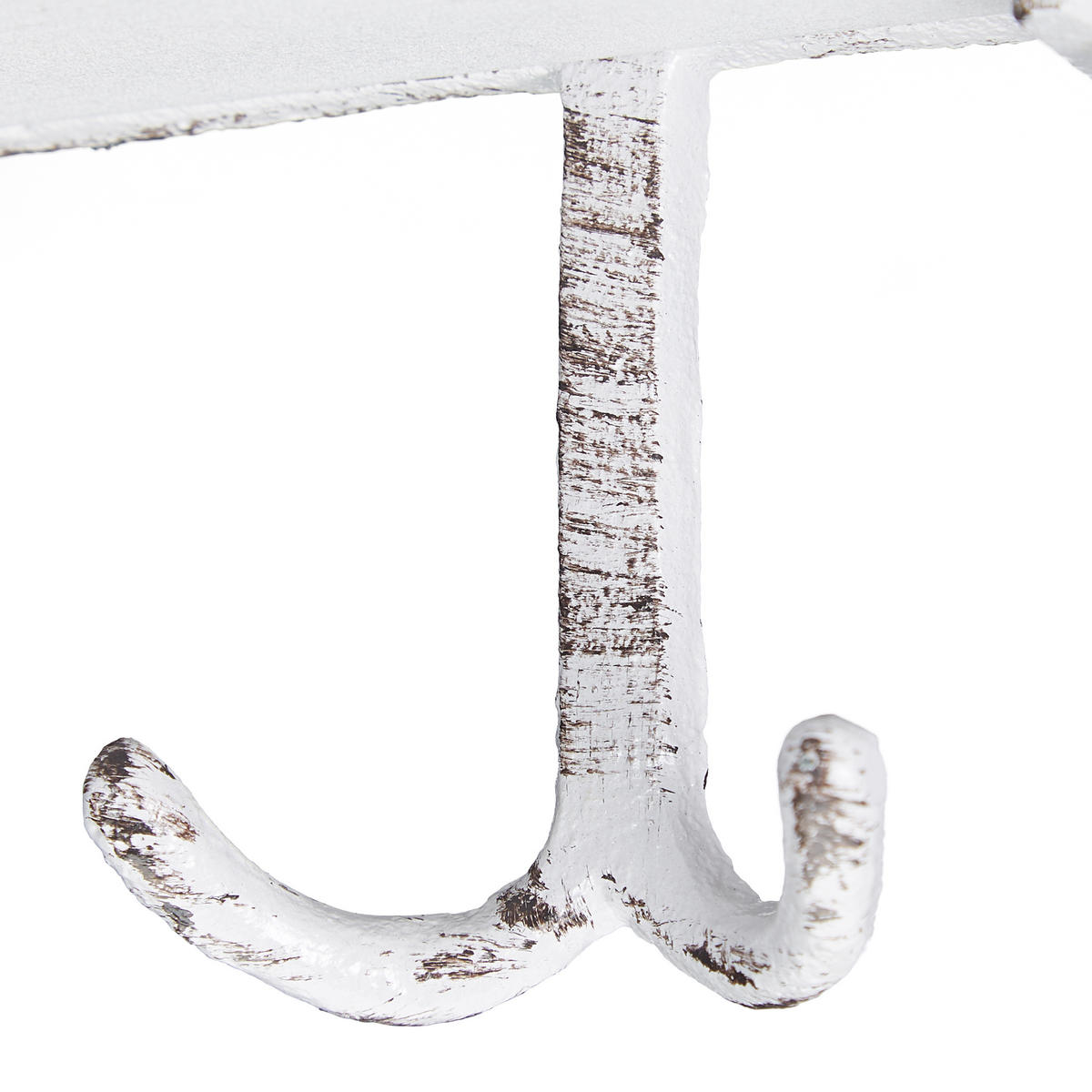 WANDGARDEROBE - Weiß, Holz/Metall (39/23/11.5cm) - Relaxdays