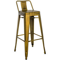 BARHOCKER Mason 96x44x43 cm Gold - Goldfarben, Metall (44/96/43cm) - furnicato
