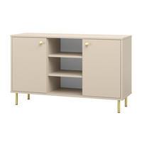 SIDEBOARD Venus - Kaschmir/Goldfarben, Holzwerkstoff (137/73/40cm) - RAUMHIRSCH FURNITURE