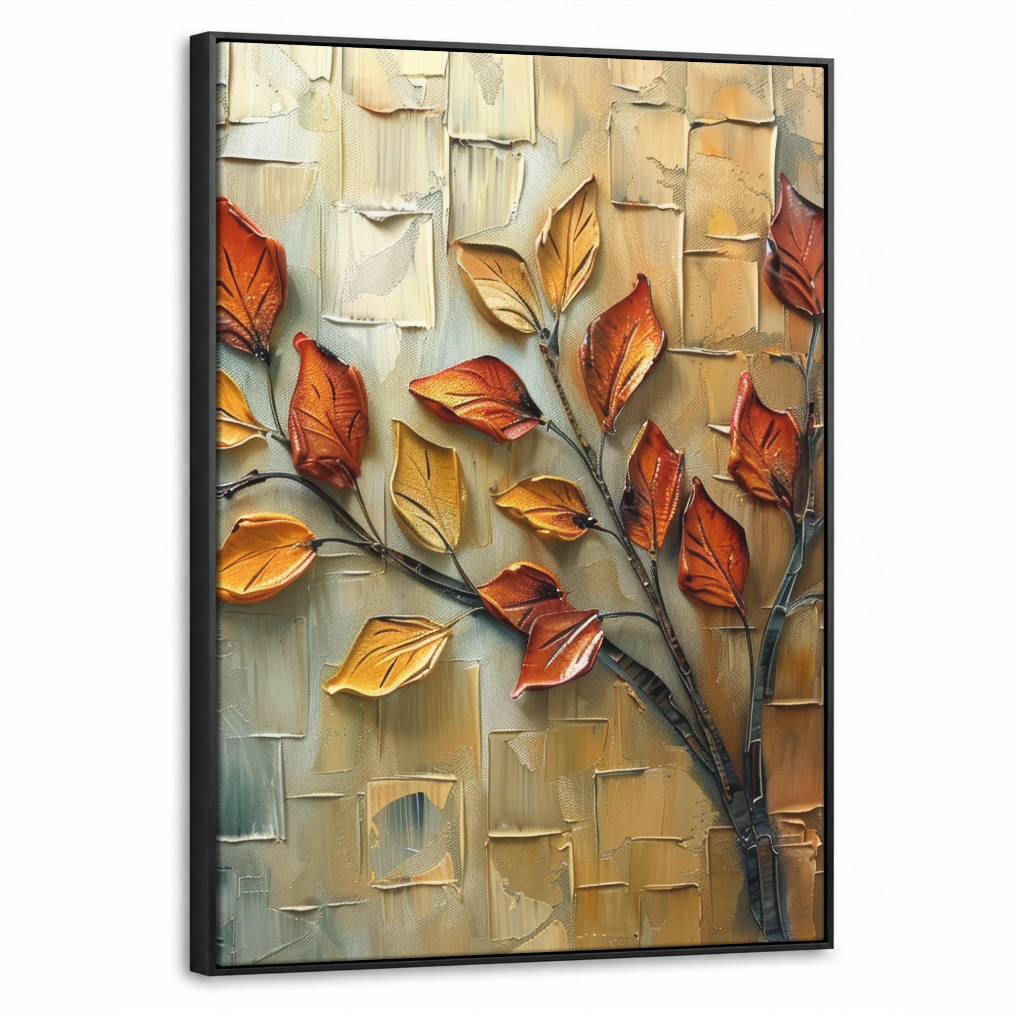 MuchoWow Leinwand Gold 60x80 cm