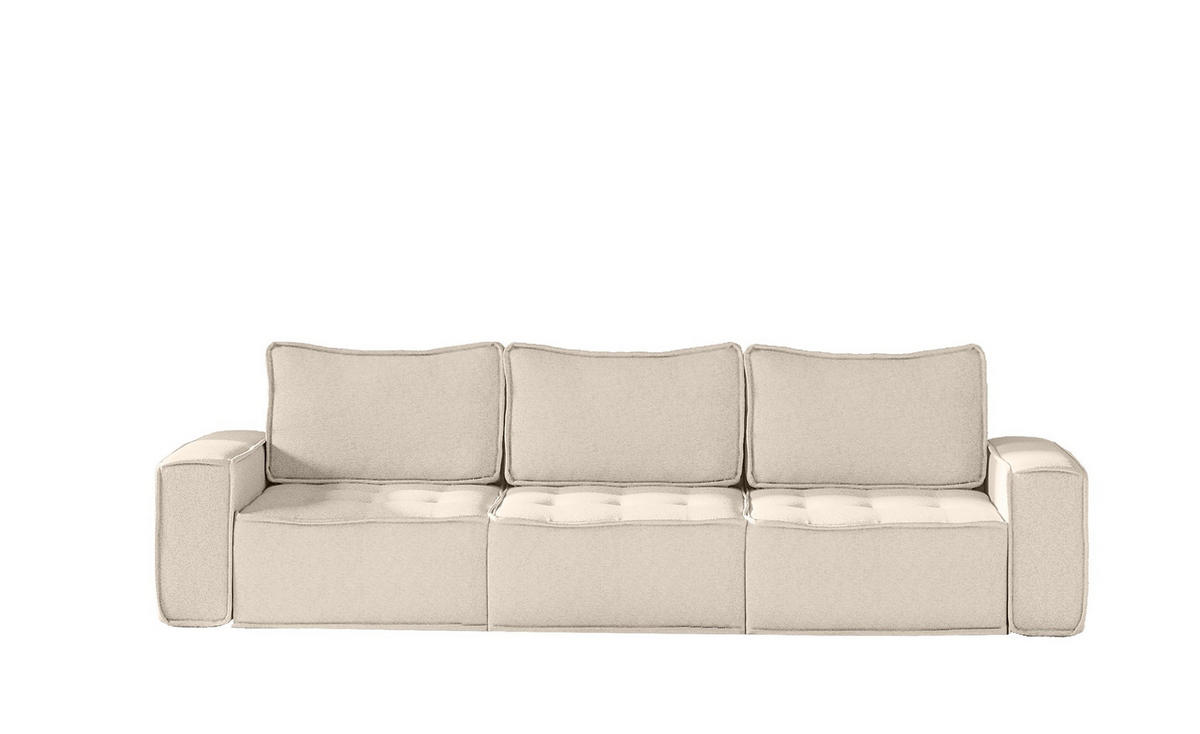 SOFA Sande In Alpine - Beige, Holzwerkstoff/Textil (292/85/90cm) - Fun Möbel
