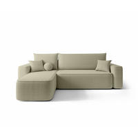 ECKSOFA mit Schlaffunktion SENNO Quelle 06 Links - Beige, Textil (250/150cm) - Bedante