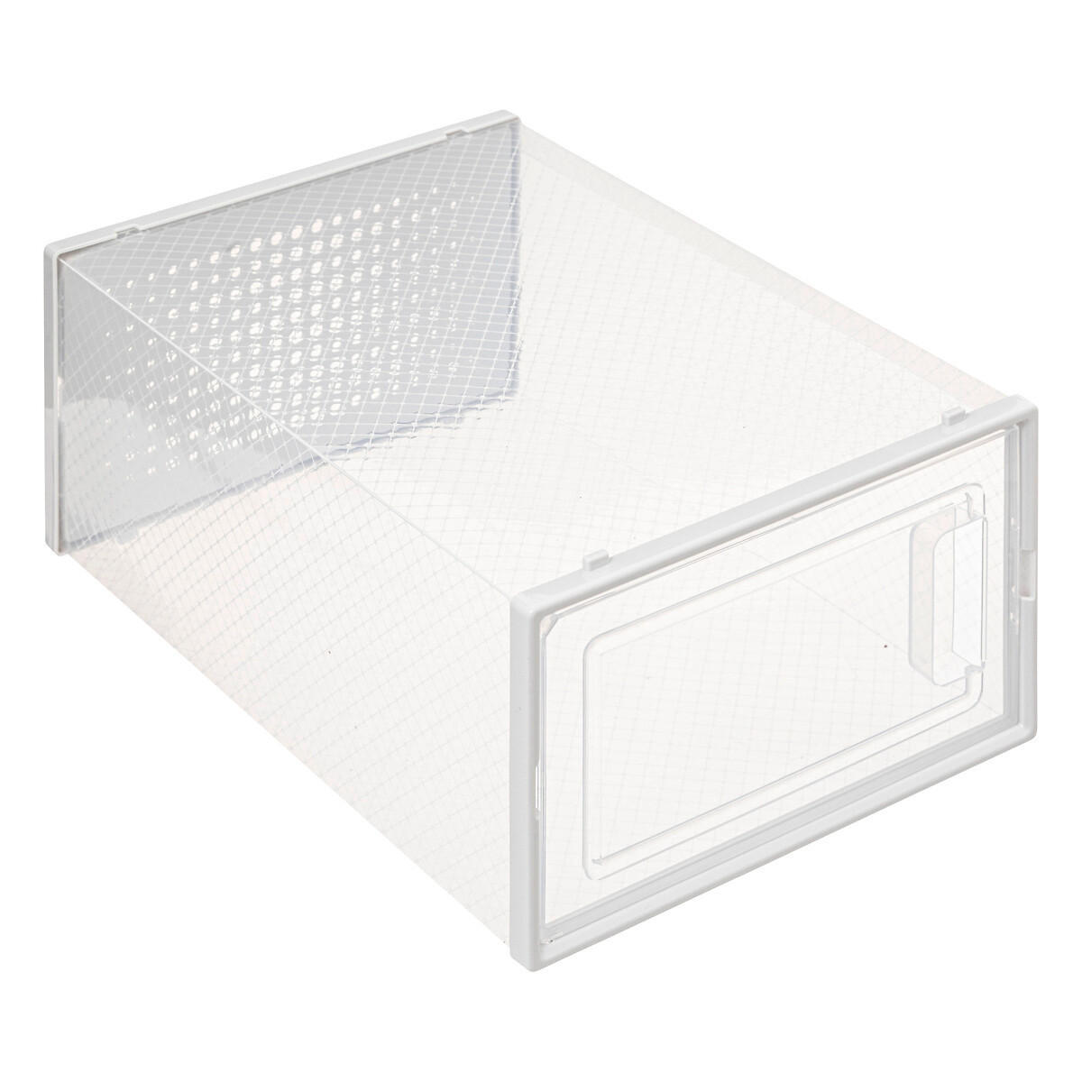 SCHUHBOXEN 4er-Set Stak 33,5/23,2/14 cm - Transparent, Kunststoff (23.2/14/33.5cm) - 5five Simply Smart