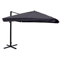 AMPELSCHIRM Anthrazit 300/400 cm - Anthrazit, Textil (400/300cm) - MCW