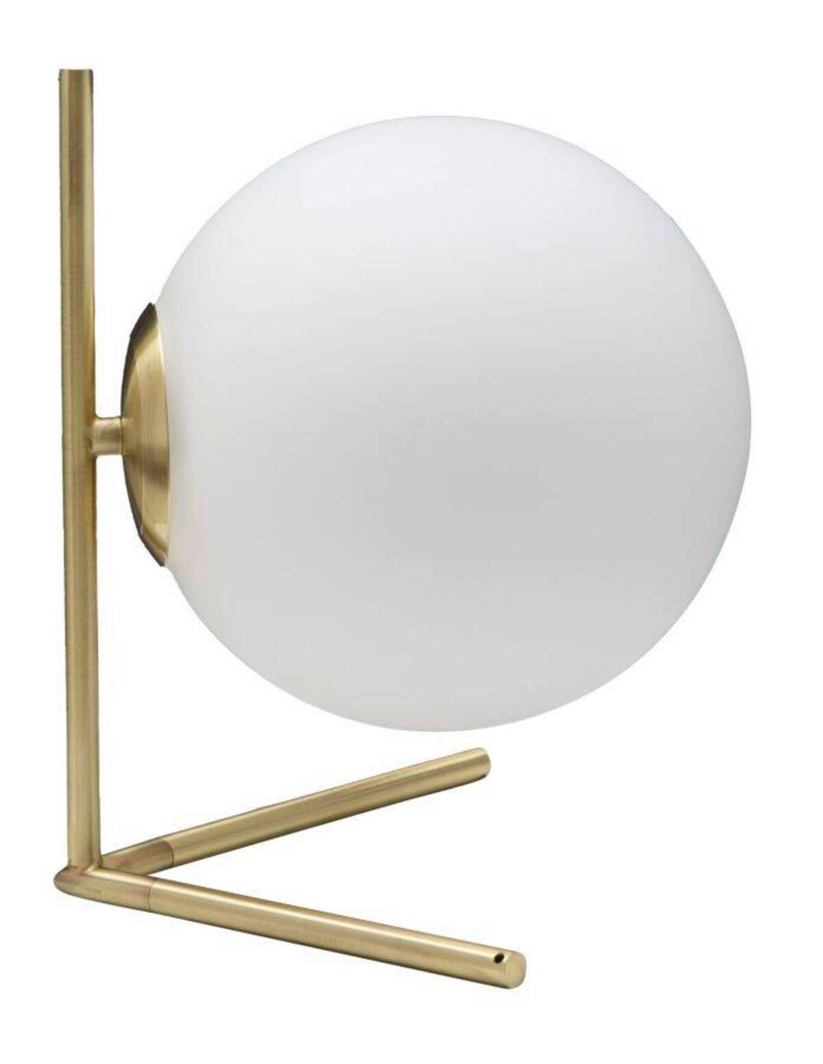 TISCHLEUCHTE Glamy Ø 25 cm - Goldfarben, Metall (25/25/27cm) - Mauro Ferretti