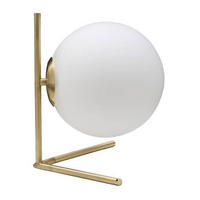 TISCHLEUCHTE Glamy Ø 25 cm - Goldfarben, Metall (25/25/27cm) - Mauro Ferretti