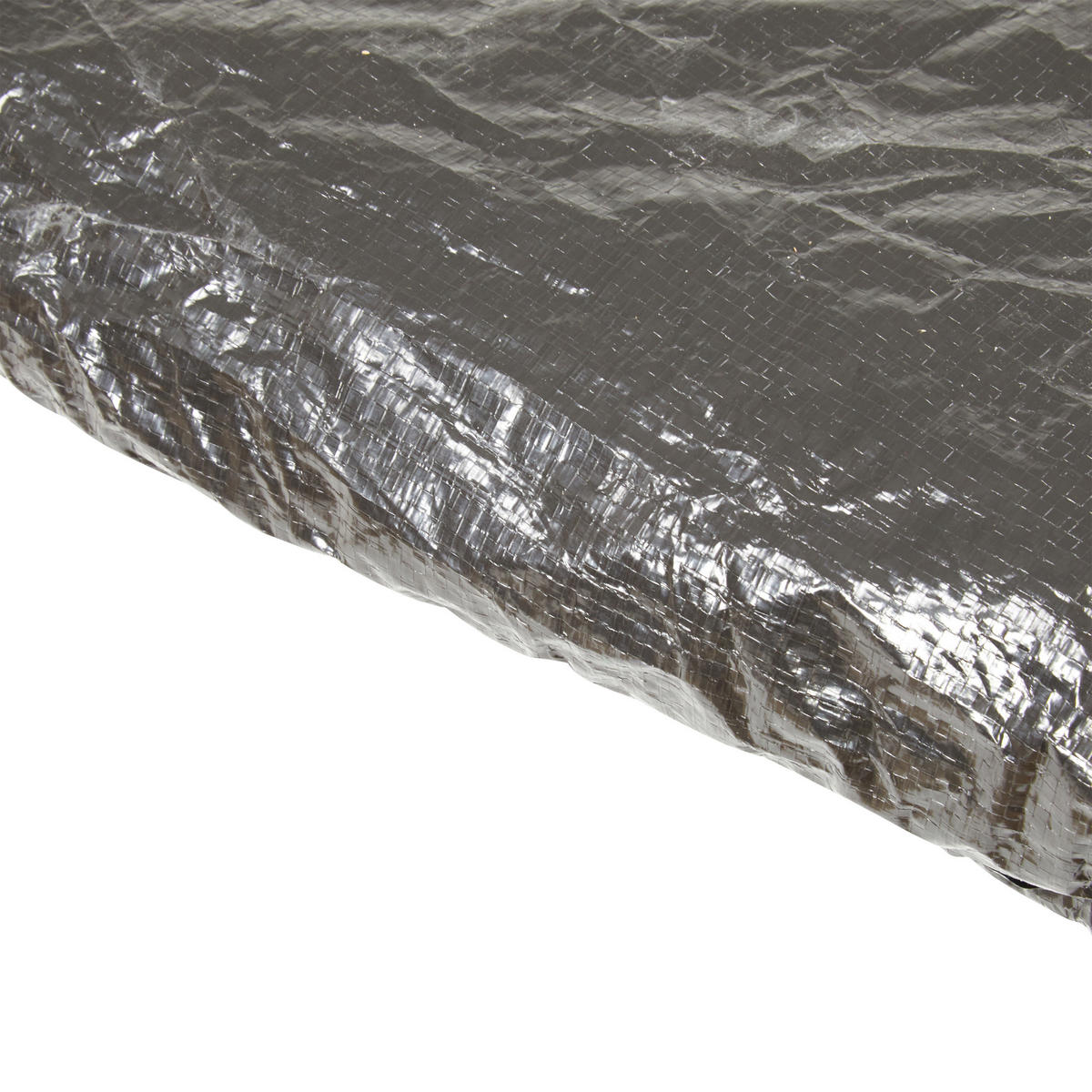 ABDECKPLANE Trampolin - Schwarz, Kunststoff (427/427/0.1cm) - Relaxdays