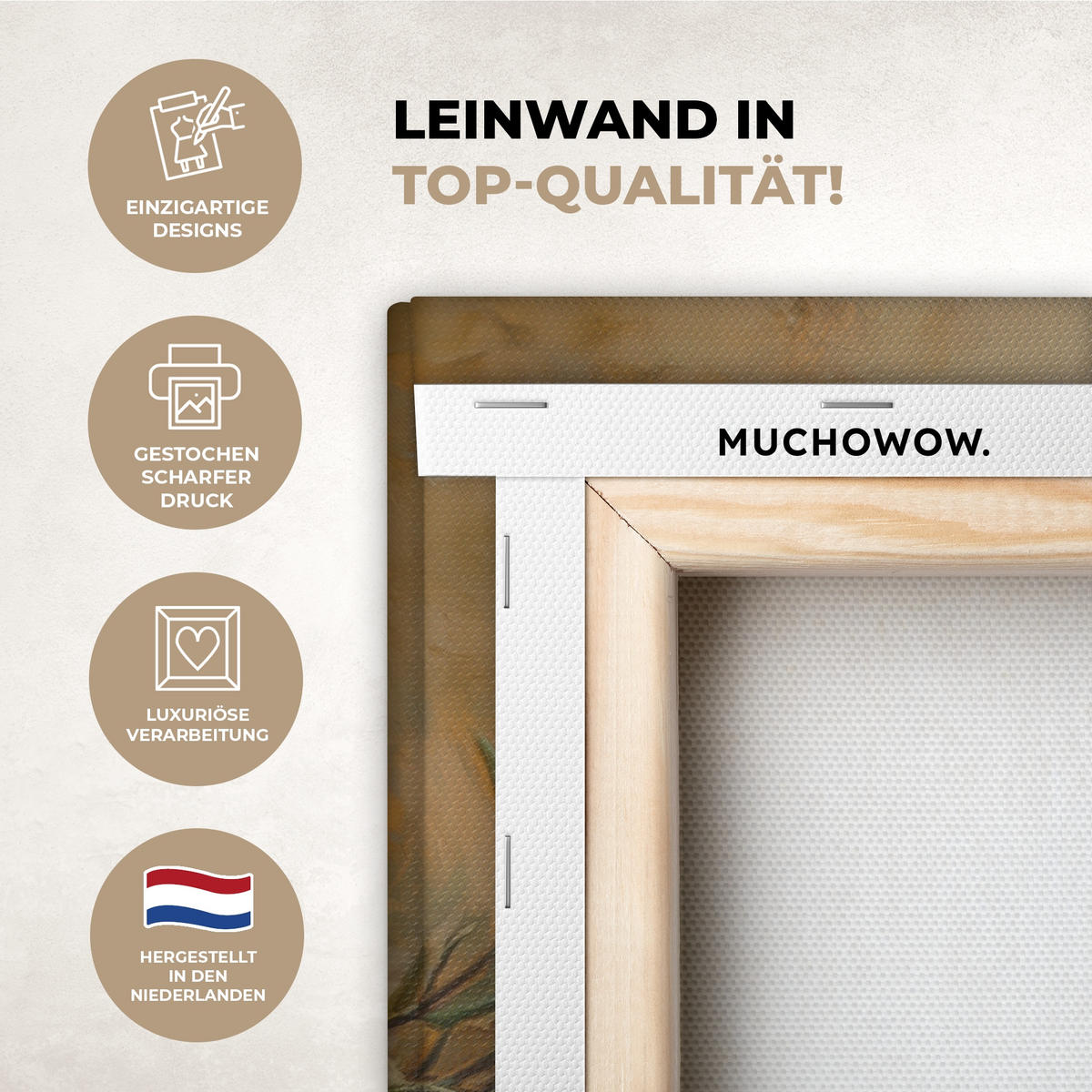 LEINWANDBILD Oliven - Stilleben - Vintage 20x20 cm - Olivgrün, Textil (20/20cm) - MuchoWow