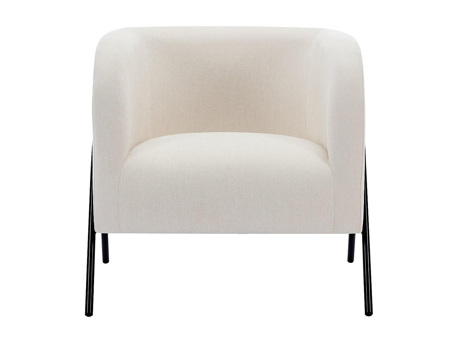 SESSEL mit gerader Rückenlehne - 1 Person - Stoff - Beige - - Beige, Textil (73/73.5/73cm) - Vente-Unique
