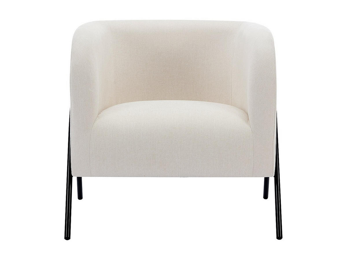 SESSEL - Stoff - Beige - BLINODA - Beige, Textil (73/73.5/73cm) - Vente-Unique