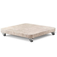 SCHIRMSTÄNDER Venezia Beige Granit für Ampelschirme 90 kg - Beige, Metall (76/76cm) - Platinum