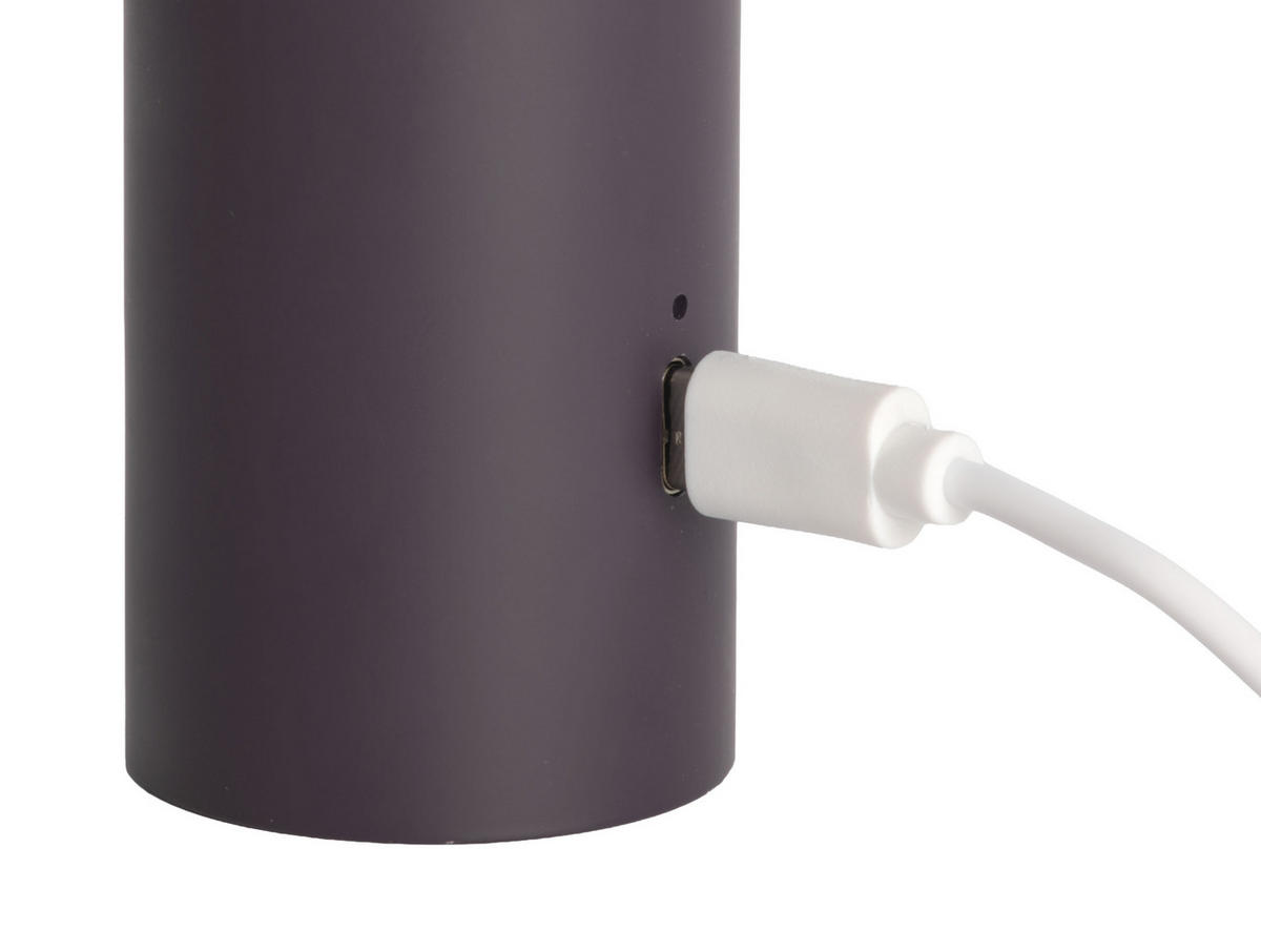 WANDLAMPE Paris LED - Lila - 14,5 cm - Lila, Metall (14.5/14.5/14cm) - Leitmotiv