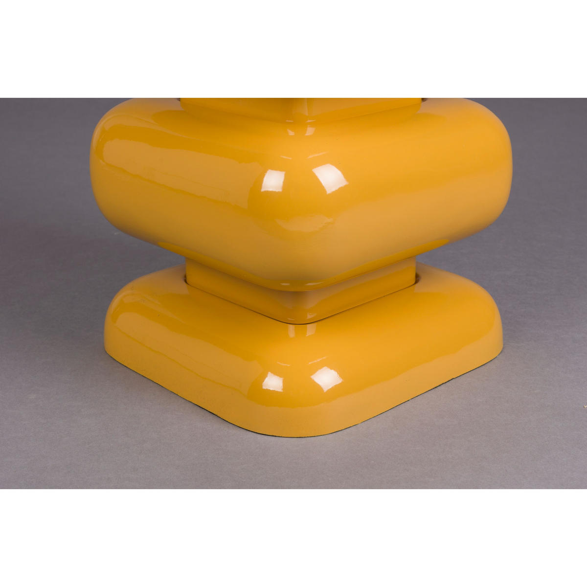 BEISTELLTISCH Stubby Gelb - Gelb, Metall (29/29/49cm) - Dutchbone