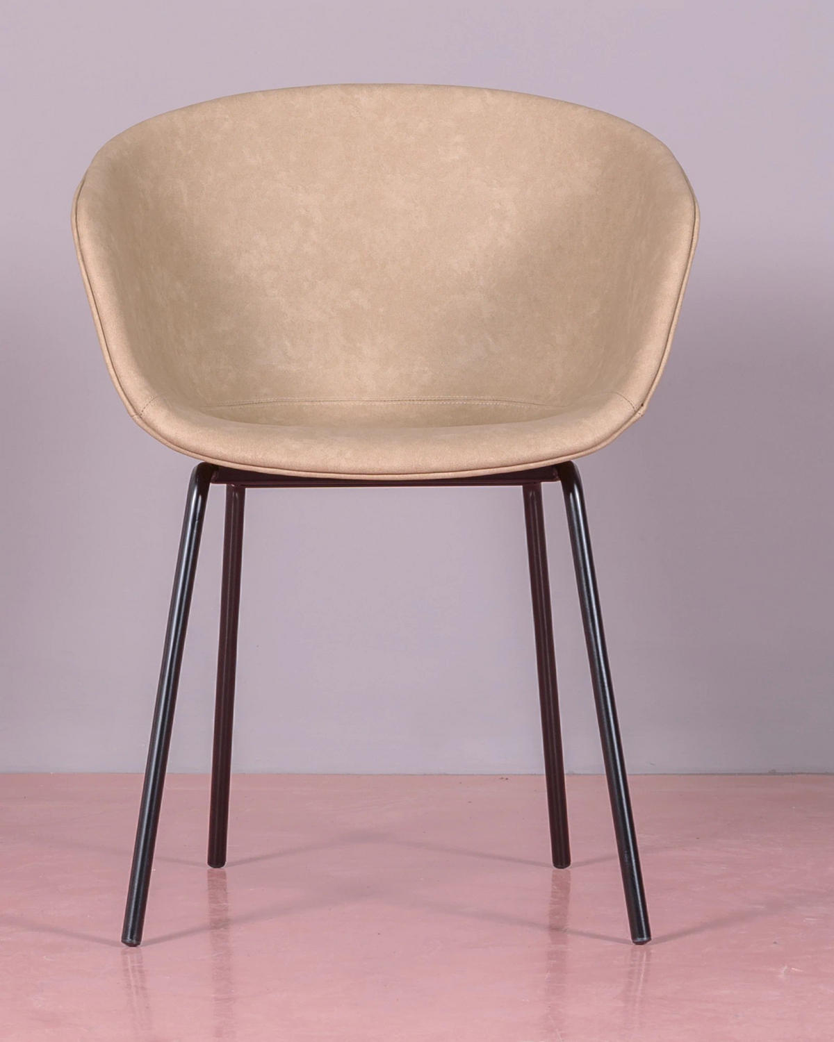 STUHL Textil Beige - Beige, Textil (59/80/51cm) - Nest Dream