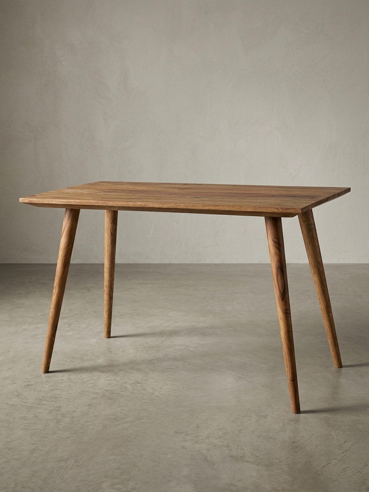 ESSTISCH Massivholz Braun Landhausstil Handgefertigt, Braun 120x60x76 cm - Braun, Holz (60/120/76cm) - KADIMA DESIGN