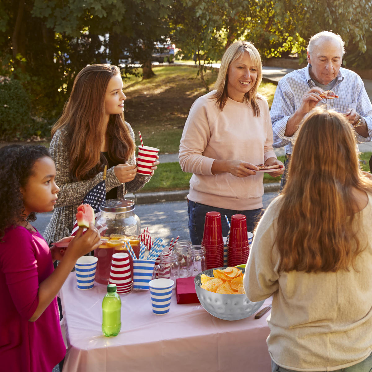 SERVIERSCHÜSSEL - Silberfarben, Metall (25/25/12.5cm) - Relaxdays