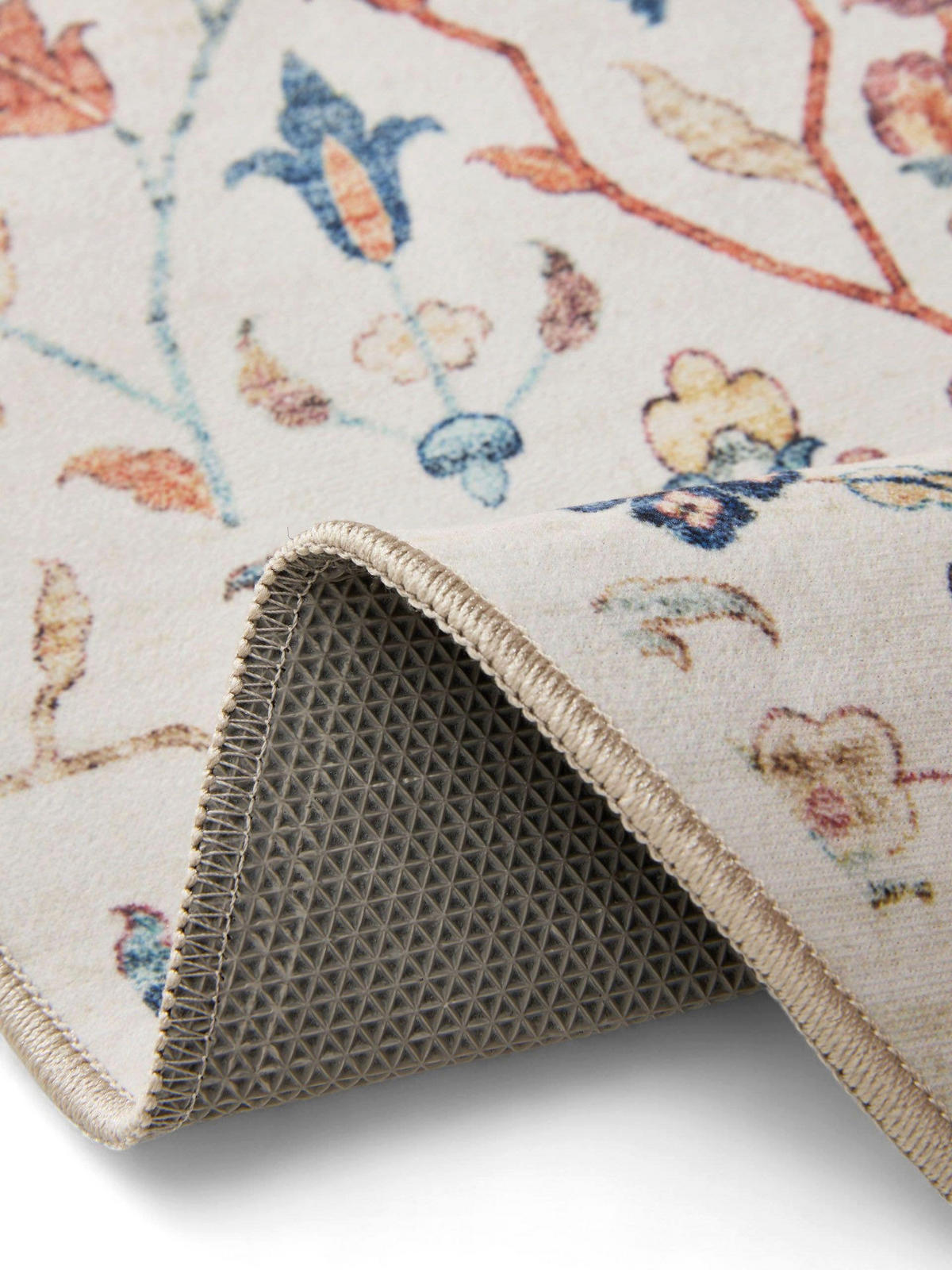VINTAGE-TEPPICH George waschbar ø 120 cm rund - Multicolor, Kunststoff (120/120cm) - benuta