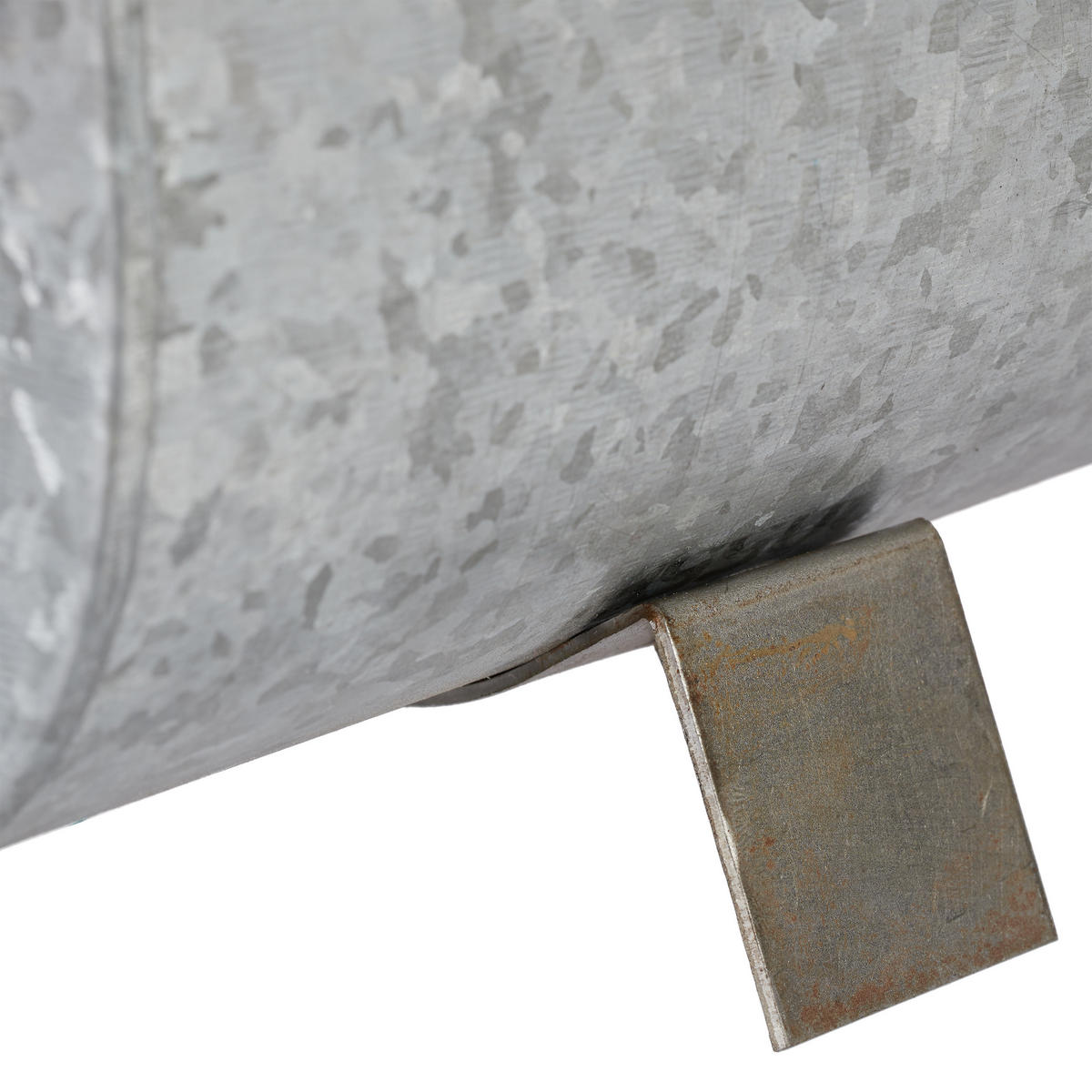 2xBLUMENKASTEN - Silberfarben, Metall (61/16.5/14cm) - Relaxdays